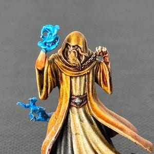 Gramros The Dark One | Dark Wizard | Resin | Painted or Unpainted | 32mm