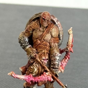 Orc Orog / Half-orc Archer Barbarian DND Resin 28mm Scale Dungeons & Dragons, Pathfinder Tabletop Miniature