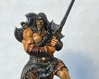 Thurkal (Conan) | Human Barbarian | Resin | Unpainted | 32mm and 75mm