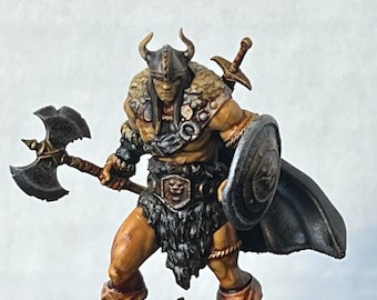 Kreyvos (Conan) | Human Barbarian | Resin | Unpainted | 32mm and 75mm