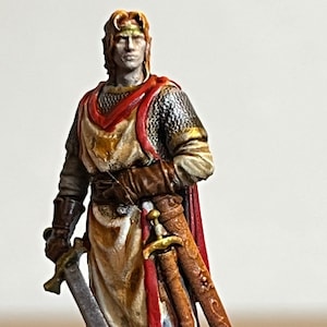Elf Warrior Male DND 28mm Scale resin Dungeons & Dragons, Pathfinder Tabletop Miniature