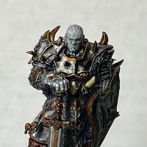 Goliath Male Barbarian / Fighter | Resin | Painted or Unpainted | 32mm and 75mm