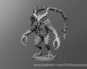 Barbed Devil | Resin | Painted or Unpainted | 32mm