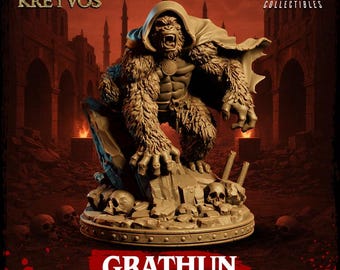 Grathun | Monkey God | Resin | Painted or Unpainted | 32mm or 75mm