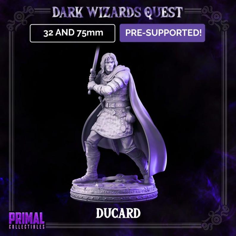 Ducard | Mercenary | Resin | Painted or Unpainted | 32mm - Etsy