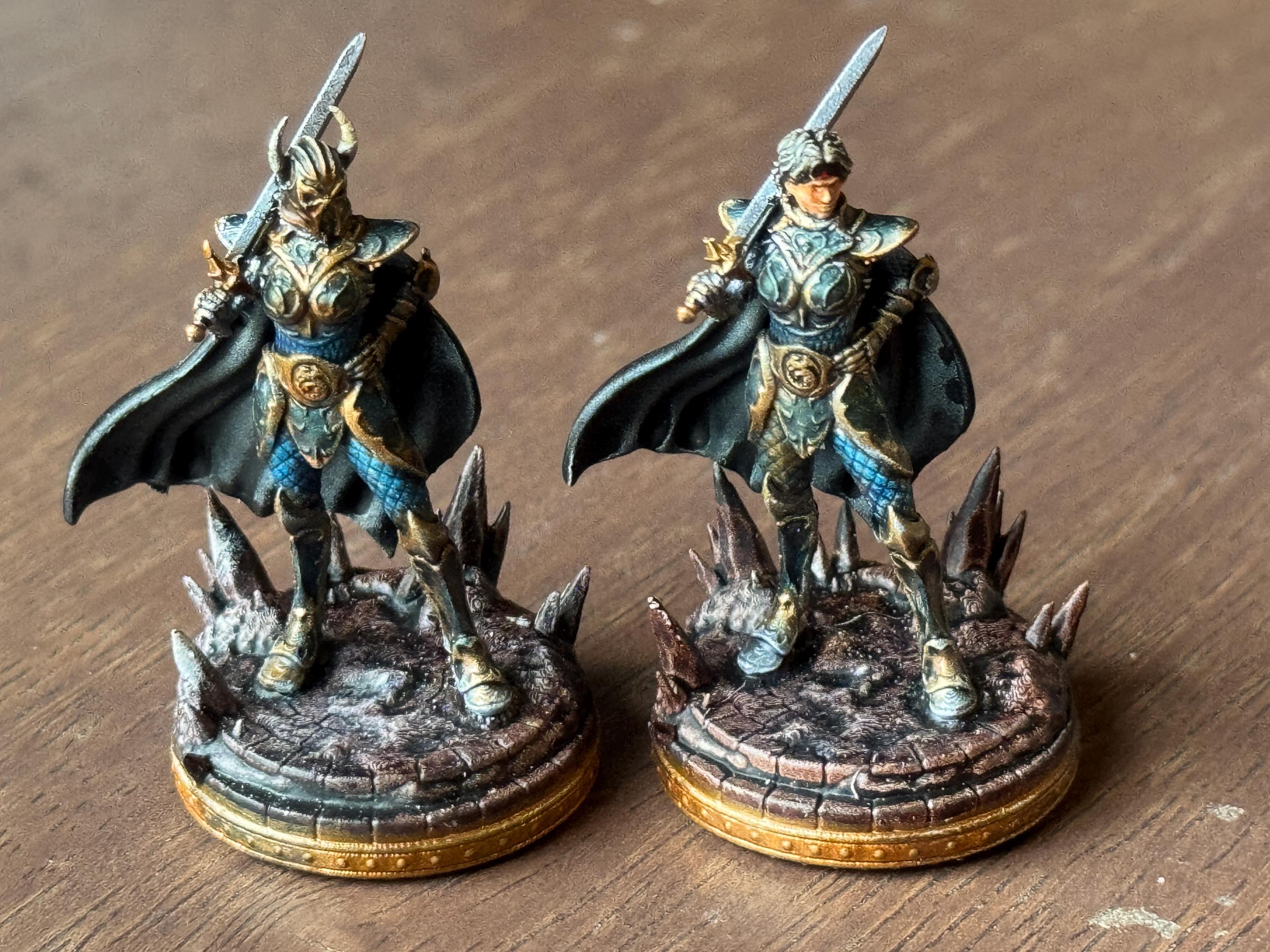 Kyra (Kitiara) | Female Human Fighter | Resin | Painted or Unpainted | 32mm and 75mm