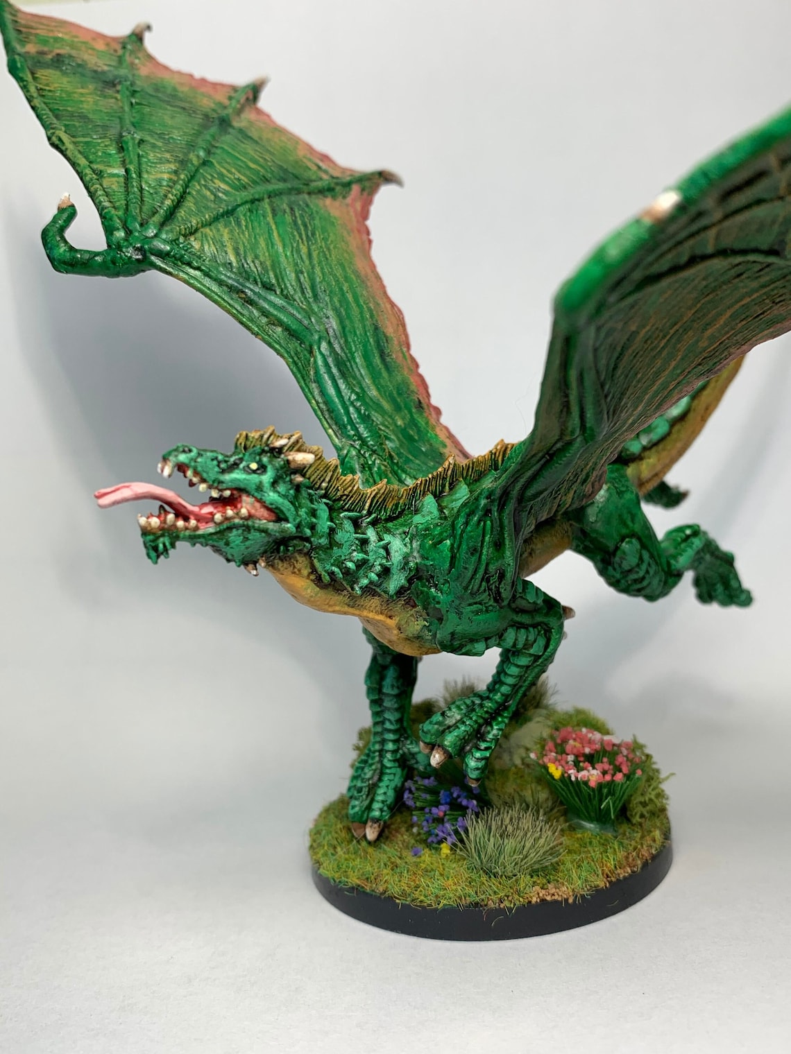 Pro Painted Young Green Dragon DND Nolzurs Wizkids 28mm | Etsy