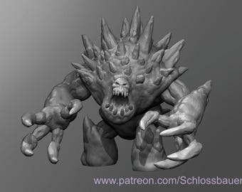 Frozen Snow Guardian | Resin | Painted or Unpainted | 32mm