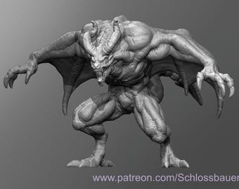 Castlevania Dracula | Both Forms | Resin | Painted or Unpainted | 32mm