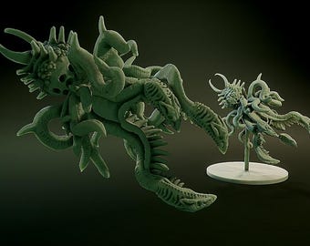 Star Vampire | Invisible Vampire Lovecraft | Resin | Painted or Unpainted | 32mm