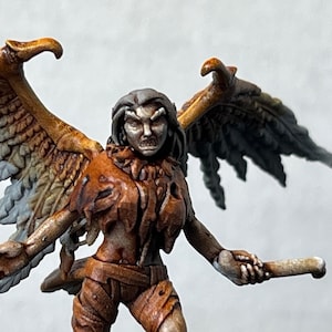 Harpy DND resin 28mm Scale Dungeons & Dragons, Pathfinder Tabletop Miniature
