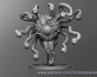 Zombie Beholder | Resin | Painted or Unpainted | 32mm