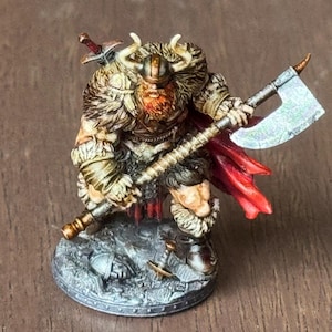King Jagard | Human Barbarian/Fighter | Resin | Painted or Unpainted | 32mm and 75mm