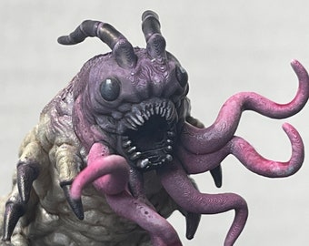 Pro Painted Carrion Crawler DND, 28mm Scale Resin Dungeons & Dragons, Pathfinder Tabletop Miniature