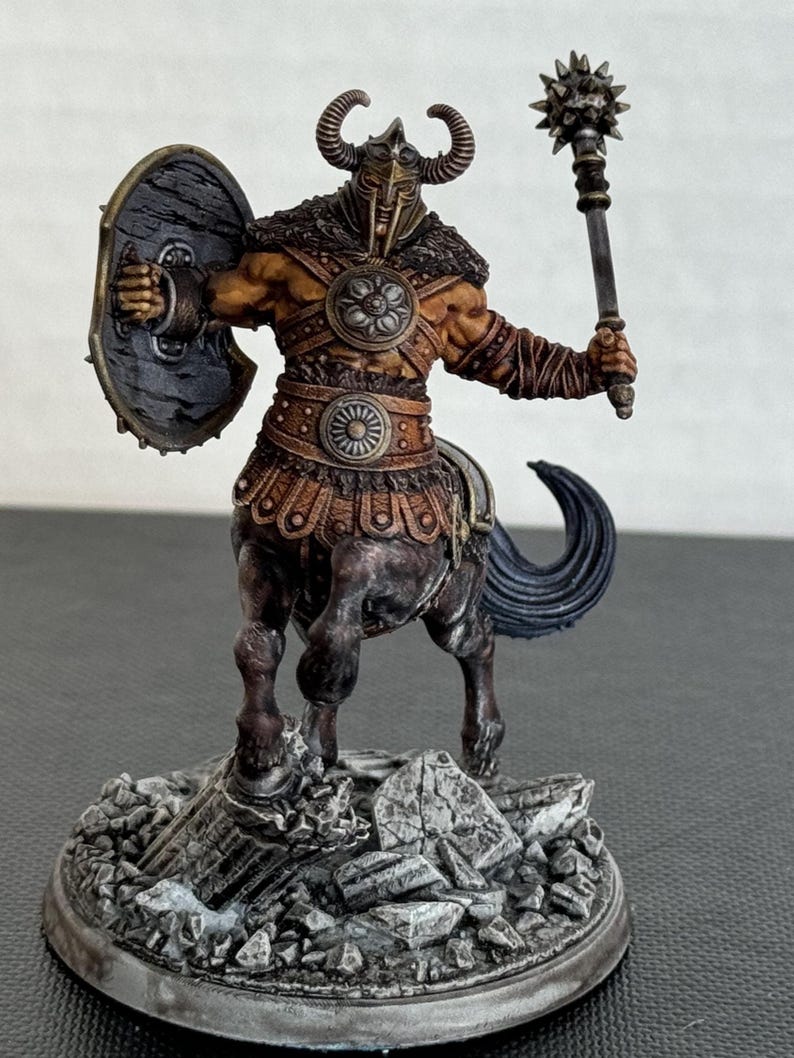 Centaur | Centaur Warrior | Resin | Painted or Unpainted | 32mm and ...