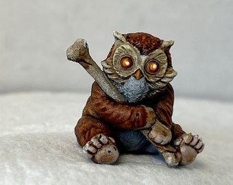 Baby Owlbear DND, 28mm Schaal Dungeons & Dragons Pathfinder hars, Tafelblad Miniatuur