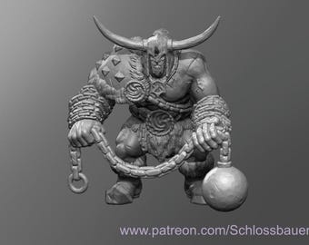Gooma | Angry Barbarian | Resin | Painted or Unpainted | 32mm