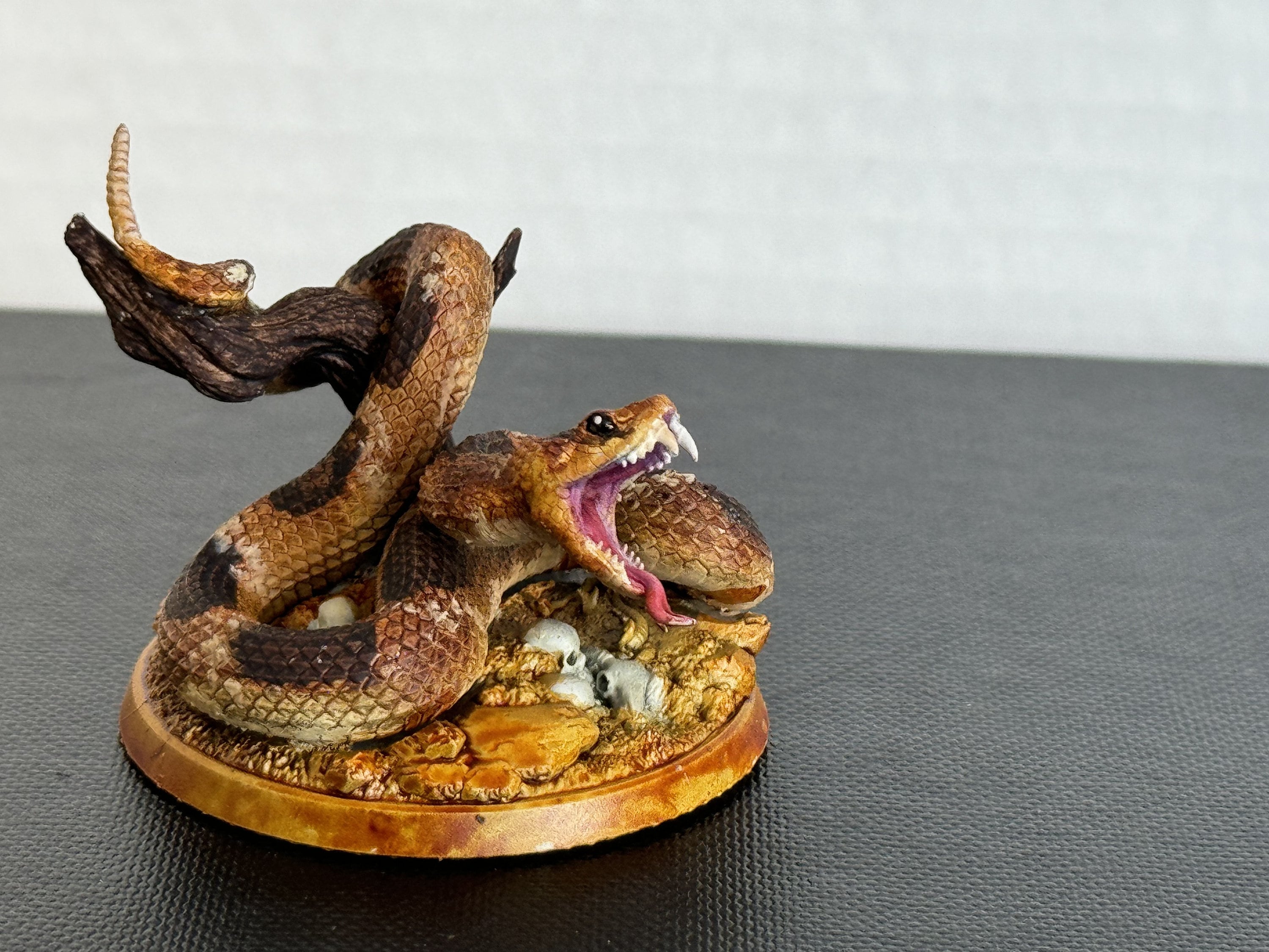Giant Poisonous Snake | Resin | Painted or Unpainted | 32mm and