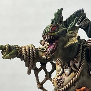 Kuo-Toa Sahuagin Deep One Warrior DND, resin 28mm Scale Dungeons & Dragons, Pathfinder Tabletop Miniature