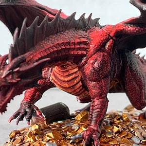 RED DRAGON | Young Dragon | Painted & Unpainted | 32mm