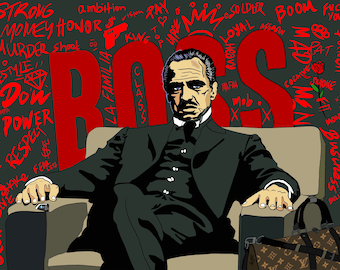 Don Corleone / Godfather / Digital Art Form / Illustration - Etsy