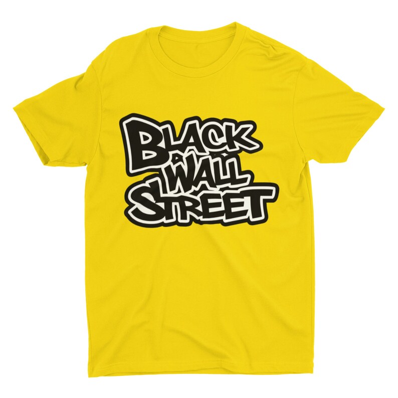 Black Wall Street Graffiti Tshirt, Greenwood, Made in Tulsa, Oklahoma