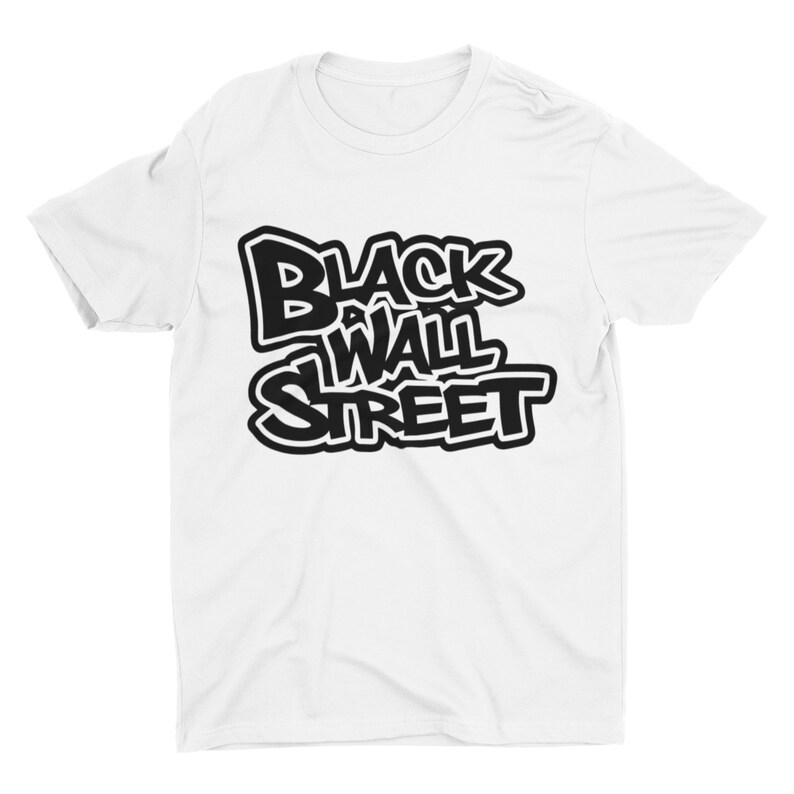 Black Wall Street Graffiti Tshirt, Greenwood, Made in Tulsa, Oklahoma