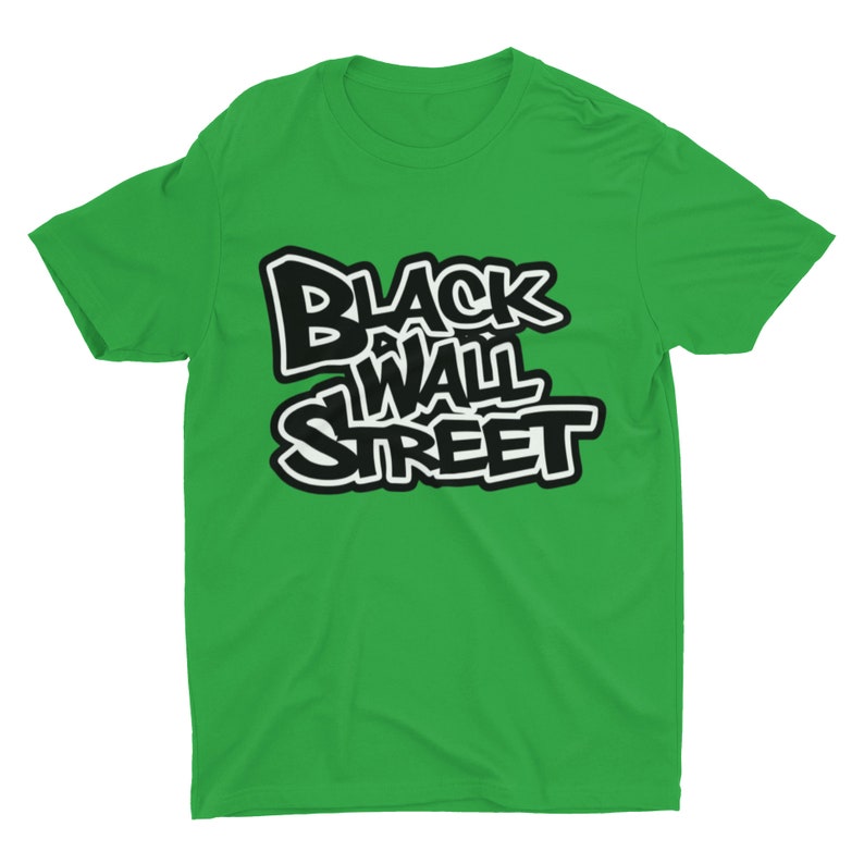 Black Wall Street Graffiti Tshirt, Greenwood, Made in Tulsa, Oklahoma