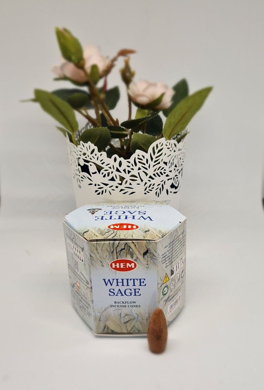 Encens Backflow Sauge Blanche