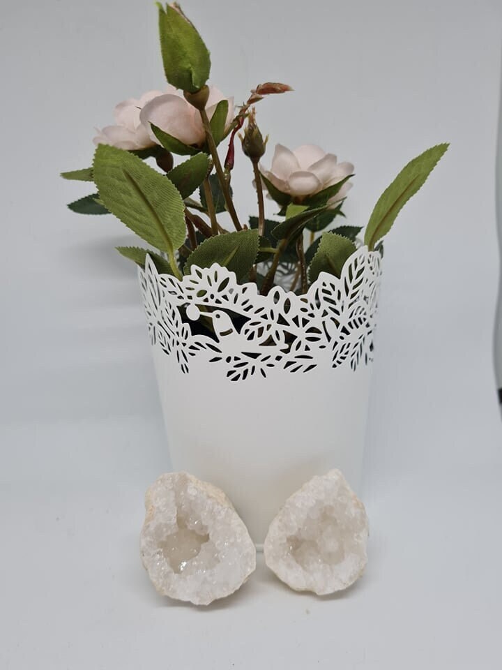 Petite Géode de Quartz Blanc