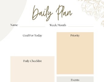 Daily Planner 2022 2023 Mid year ipad Goodnotes Notability Samsung, Digital Journal, Digital planner Dated Undated