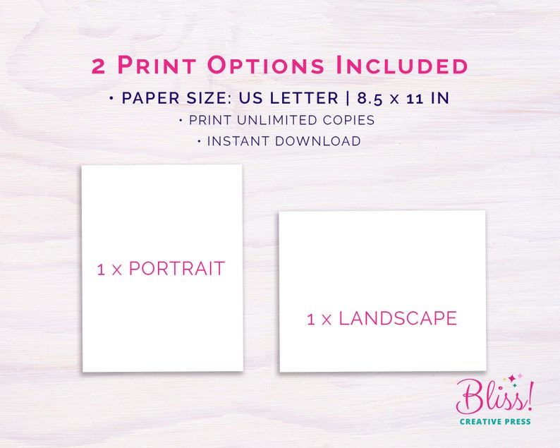 US Blank Color Swatch Chart 100 Colors US Letter Portrait Landscape DIY