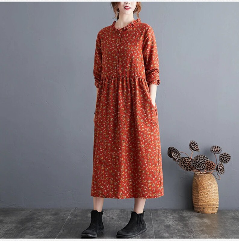 Linen Dress for Women / New Design Dress With Pocket / Cotton - Etsy