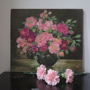 Lydia Knox-Hill original - Vintage Blumenöl an Bord