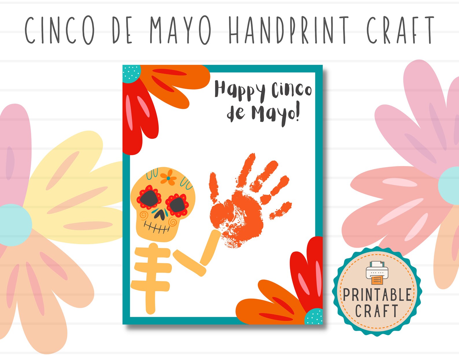 Cinco De Mayo Craft Cinco De Mayo Handprint Toddler Art for Cinco De
