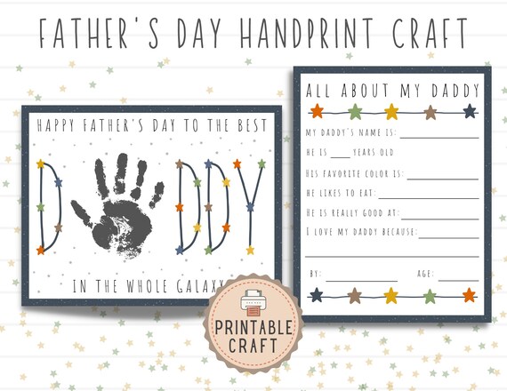Father's day hotsell paintbrush craft