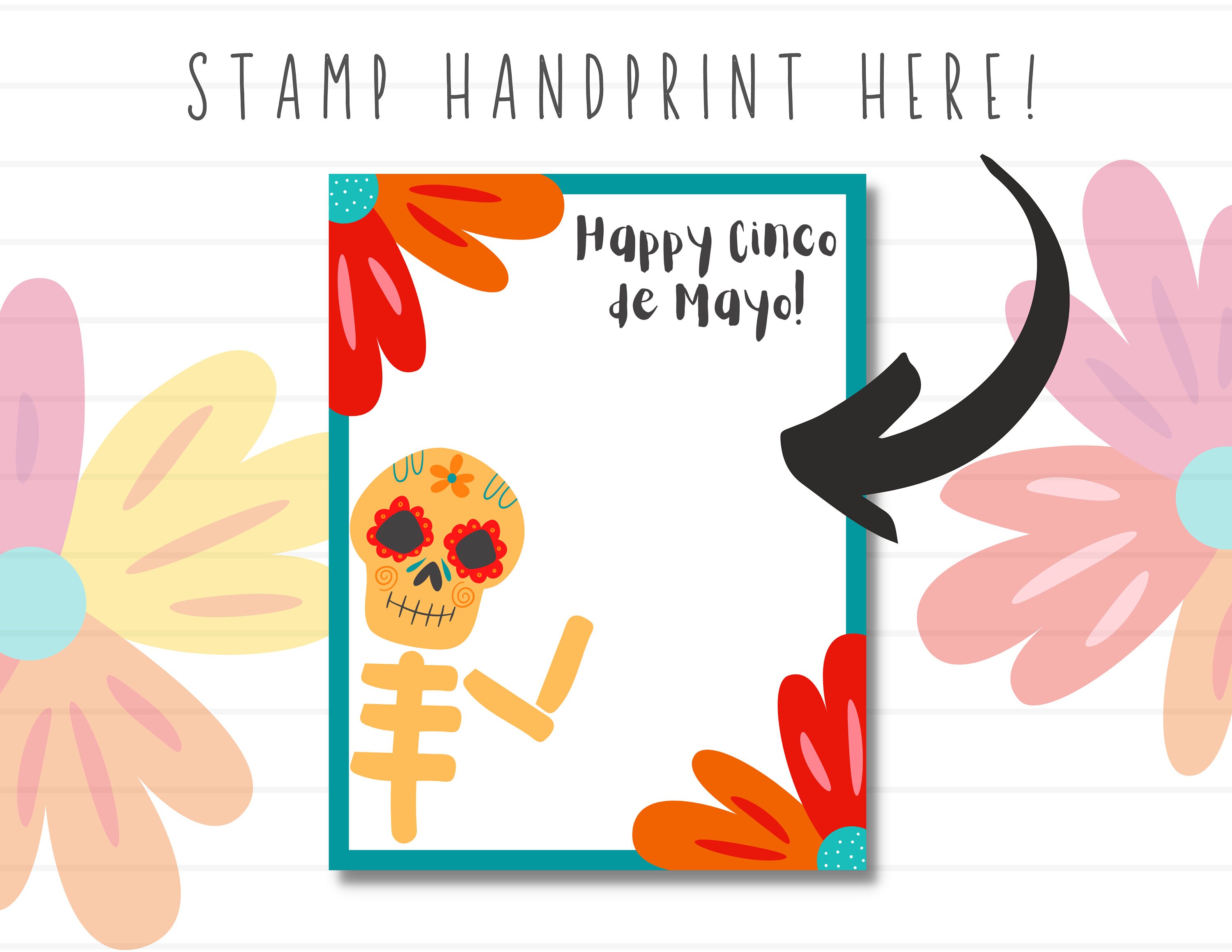 Cinco De Mayo Craft Cinco De Mayo Handprint Toddler Art for Cinco De