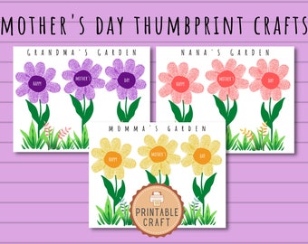 Mother's Day Craft for Grandma | Mother's Day Craft for Nana | Toddler Mother's Day Art | Baby's Mother's Day Art | Mothers Day Gift 2021