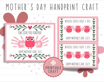 Mother's Day Craft 2023 | Handprint Craft | Toddler Mother's Day | Baby's Mother's Day | Mothers Day Gift