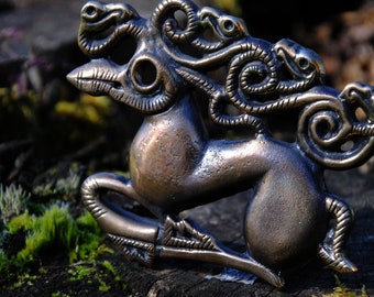 Bronze sculpture of a Scythian deer