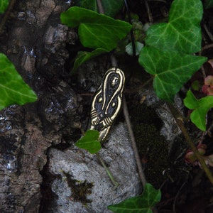 Mini Asherah pendant in solid brass