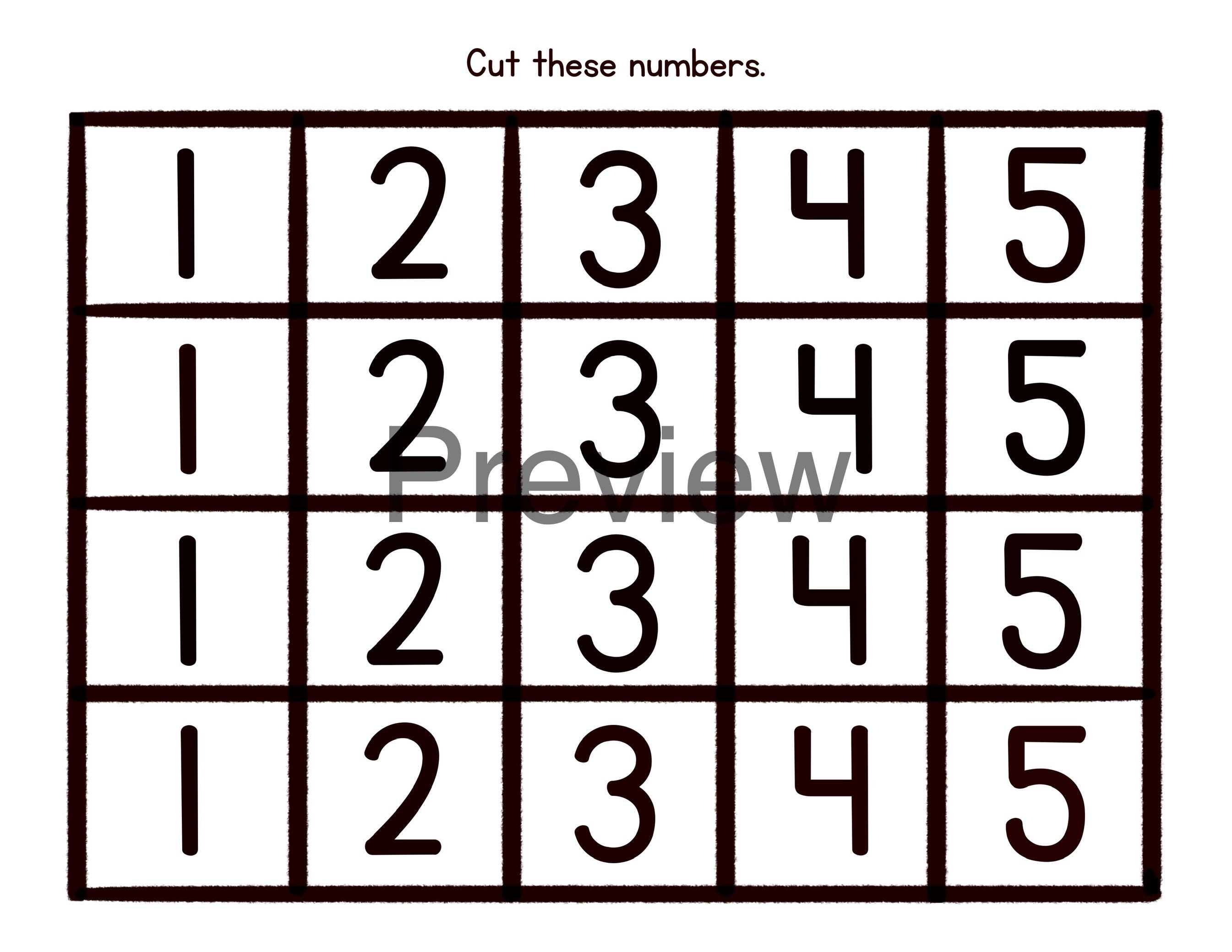 Counting Objects 1-5 for Busy Book | Etsy