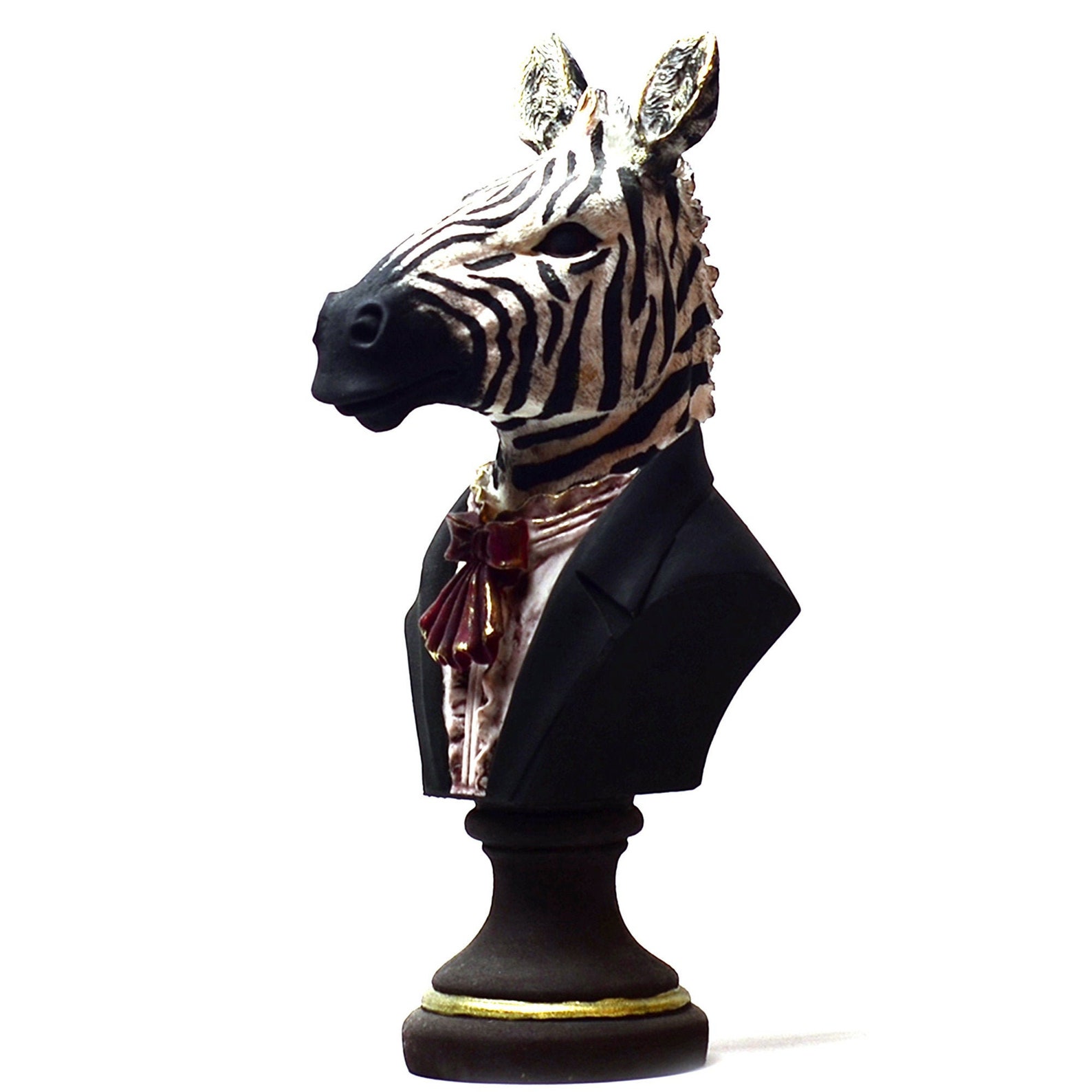 zebra statue decor