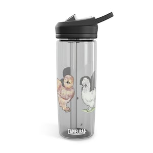 Silkie Chickens CamelBak Eddy®  Water Bottle, 20oz\25oz, Silkie Mom, Silkie lover Gift, Cute Chickens