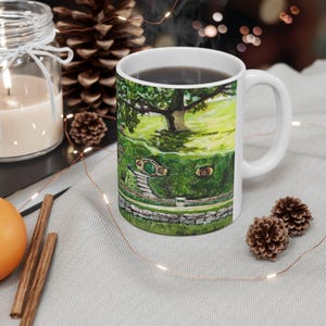 Bag-End, Lord of the Rings Art Ceramic Mug 11oz, LOTR Lover Gift, Shire Lover, Gift for Friend, Nerd Gift, Unique Gift image 14