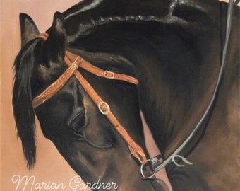 Quarter Horse Art Print: Original Oil Painting