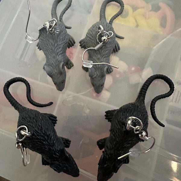 Rat Earrings