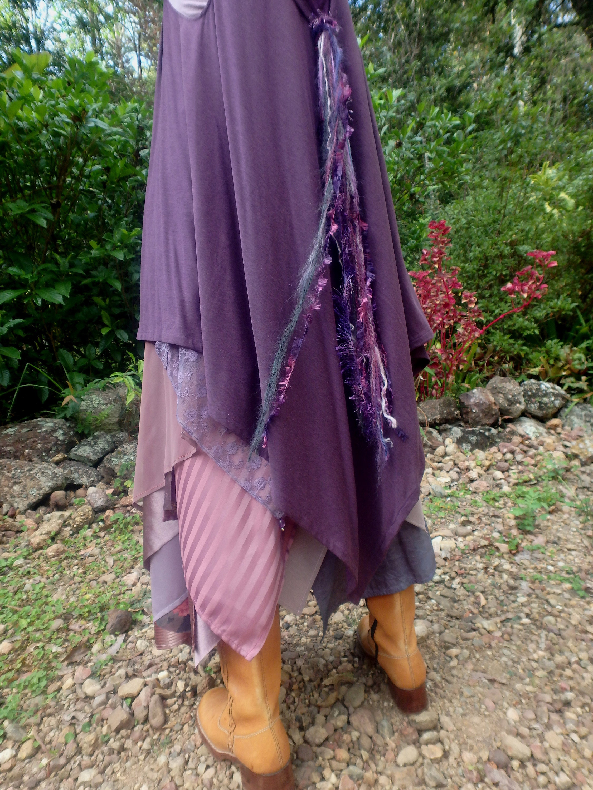 Multi-layered, Handmade Wrap Skirt. - Etsy