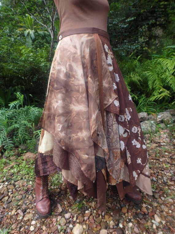 Layered wrap skirt cheap