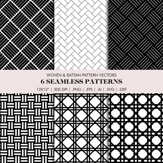 White Woven Patterns Collection